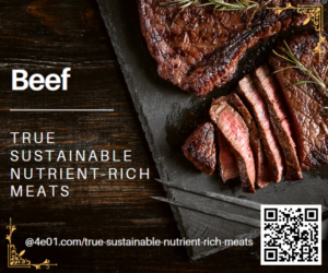 True Sustainable Nutrient-Rich Meats